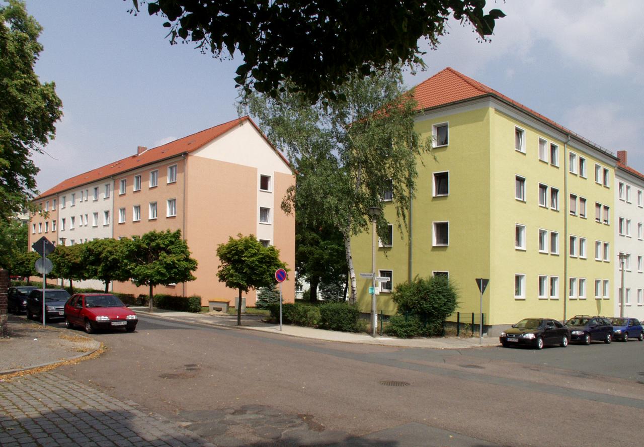Riesa-Stadtzentrum: 3-Raum-Wohnung im 1. Obergeschoss